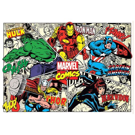 Educa Borras Marvel Comics Pieces Multicolor Kidinn