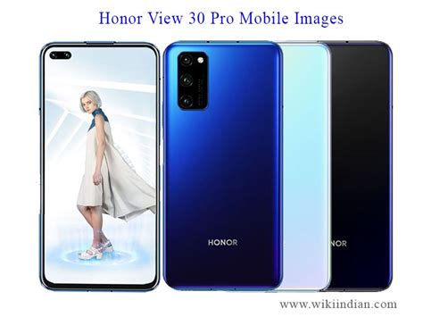 Honor View 30 Pro 5G smartphone launched globally - WikiIndian