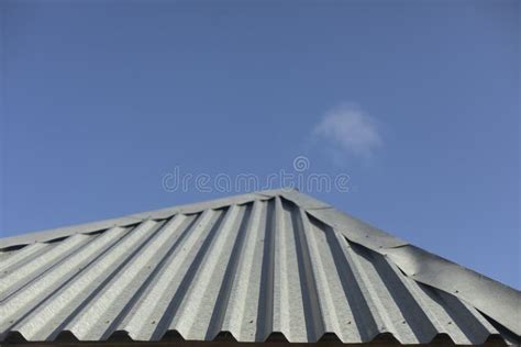 Stainless Steel Roof Steel Roof Of House Stock Photo Image Of Blue