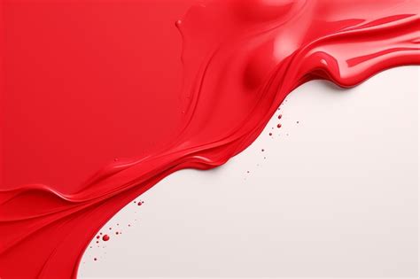 Premium Ai Image Red Paint Splash