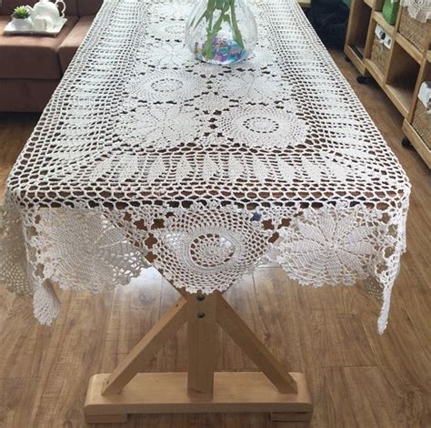 Printable Rectangular Crochet Tablecloth Pattern Printable And