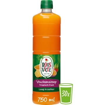 Roosvicee Vruchtensiroop Tropisch Fruit 750ml Bestellen Frisdrank En