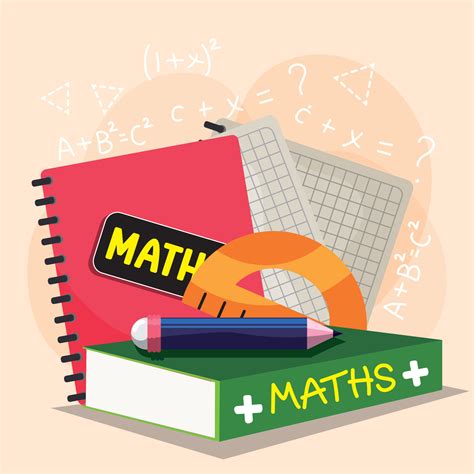 Cartoon math class concept background Vector illustration 34205636 ...