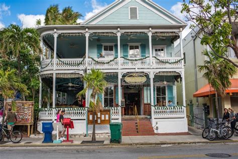 Duval Street In Key West Florida Editorial Image Image Of Tourist