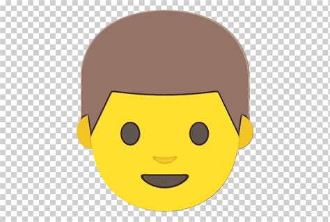 Smiley Face Nose Yellow Forehead Cartoon Cheek Facial Expression