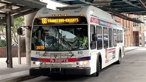 Septa 2008 New Flyer E40lfr 812 On Route 66 Youtube
