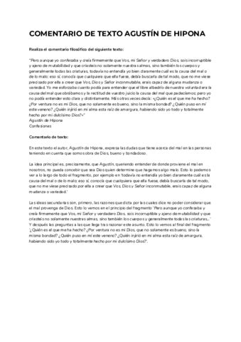 Comentario De Texto Pdf