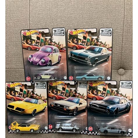 全新現貨 HOT WHEELS 風火輪 合金車 Boulevard 經典賽車 一套 款 蝦皮購物