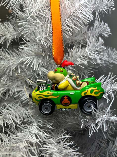 Personalized Baby Bowser Mario Kart Hot Wheels Ornament Etsy