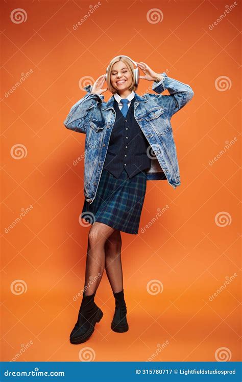 Positive Appealing Woman With Blonde Hair Stock Image Image Of
