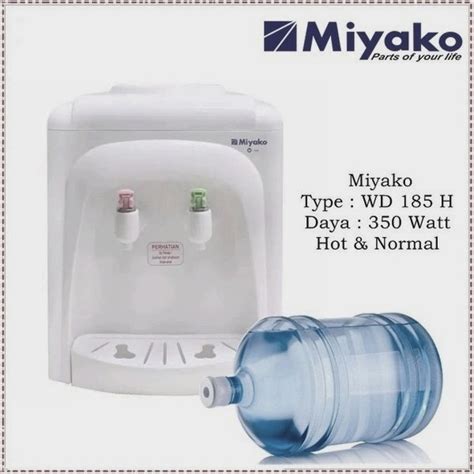 Jual Dispenser Miyako Type Wd Dispenser Air Galon Atas Hot And