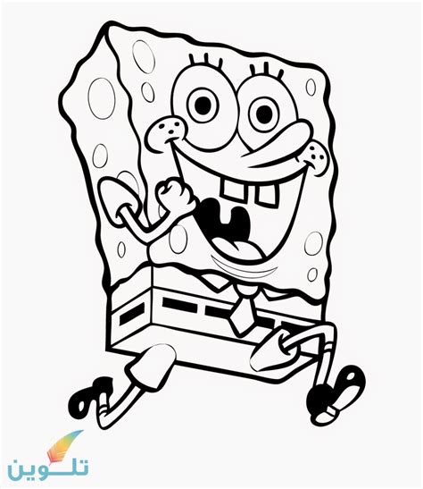 لون رسمة سبونج بوب Spongepop Coloring 01 تلوين Em 2022 Desenho Do