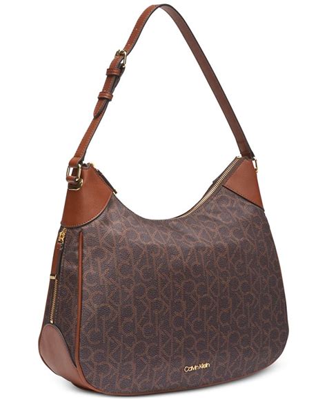 Calvin Klein Abby Signature Hobo Macys