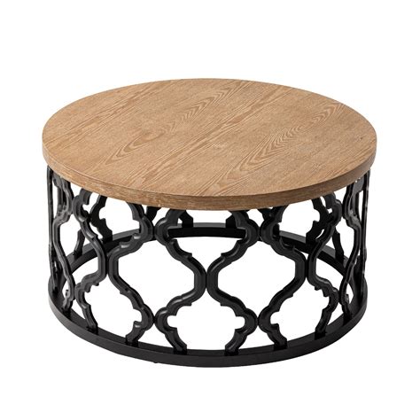 Snapklik Cozayh Rustic Farmhouse Coffee Table Distressed Wood