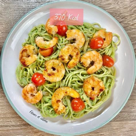 Pasta Au Pesto Et Crevettes Roses Fitness Et Calories