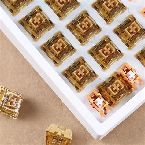 Custom Hall Effect Keyboard Switches Mechanical Keyboard With Yellow