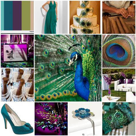 peacock theme wedding inspiration - Sparkling Events & Designs