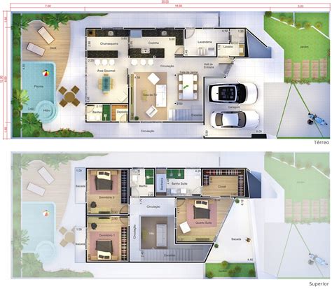 Projeto De Sobrado Design Inovador Projetos De Casas Modelos De