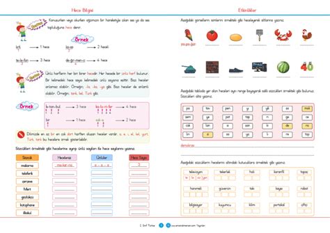 2 Sınıf Türkçe Hece Bilgisi Konu Anlatımı Ercan Akmercan