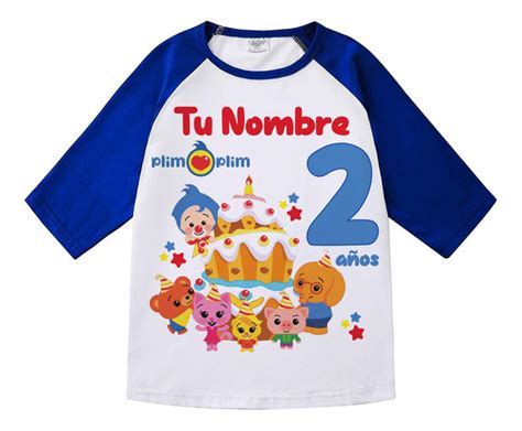 Playeras Plim Plim Cumpleanos MercadoLibre