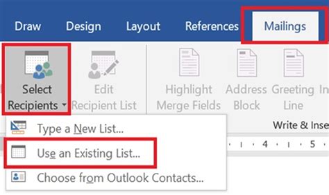 Cara Membuat Surat Mail Merge Di Word Blog Tutorial Microsoft Excel