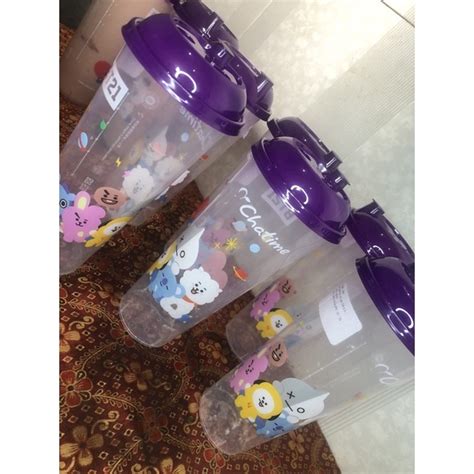 Jual Tumbler Chatime X Bt21 Original 100 Reusable Cup Bts X Chatime