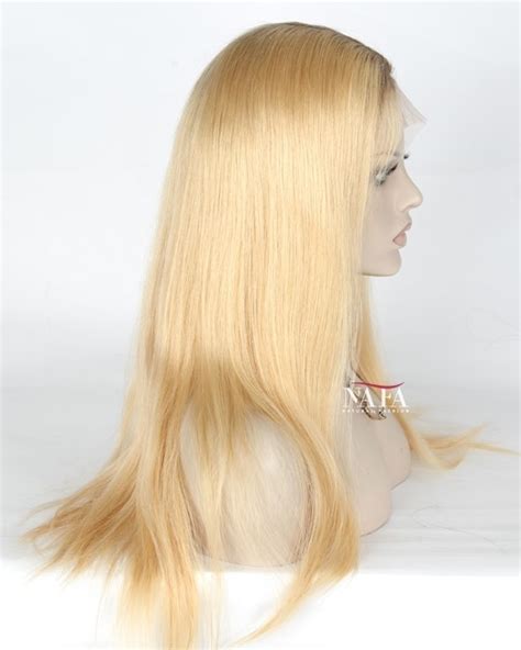 Achieve Effortless Glamour With A Blonde Ombre Lace Front Wig And Dark