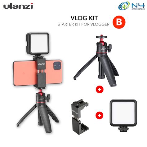 Ulanzi Vlog Living Stream Kit Record Microphone Smartphone Video Rig