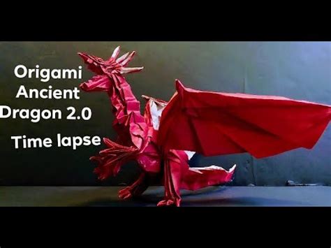 Origami Ancient Dragon 2 0 By Satoshi Kamiya Time Lapse YouTube