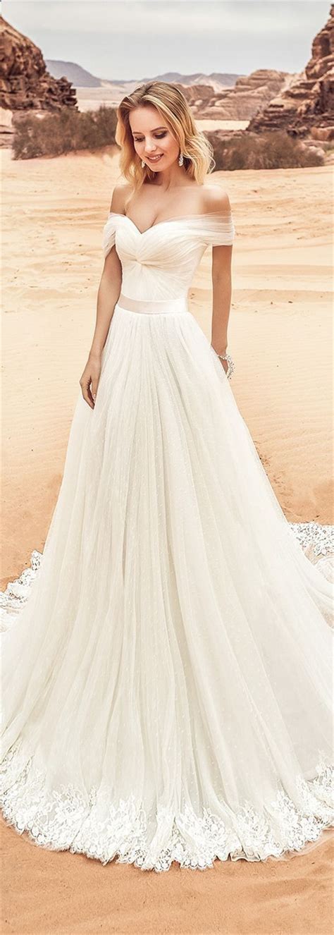 28 Off The Shoulder Wedding Dresses To Get Inspired ChicWedd