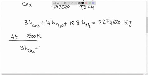 Solved Determine The Adiabatic Stoichiometric Flame Temperature At