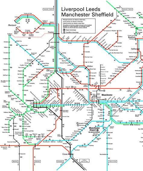 Liverpool Manchester Railway Map