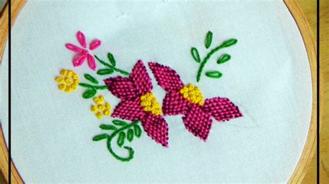 Embroidery Stitches Flowers