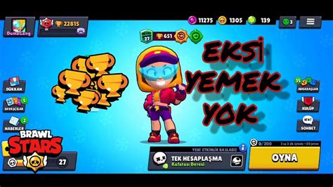 Brawl Stars Eksİ Yemeden Kupa Kasma TaktiĞi Youtube