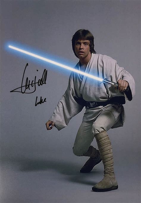 Star Wars Mark Hamill Autograph Photo