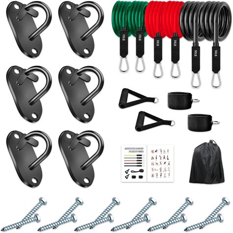 Prebene Wall Mount Workout Anchors Resistance Bands Wall Anchors Home