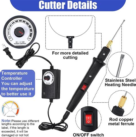 Hot Wire Foam Cutter Kit With Temperature Controller Electric Cutting Machine For Art Craft