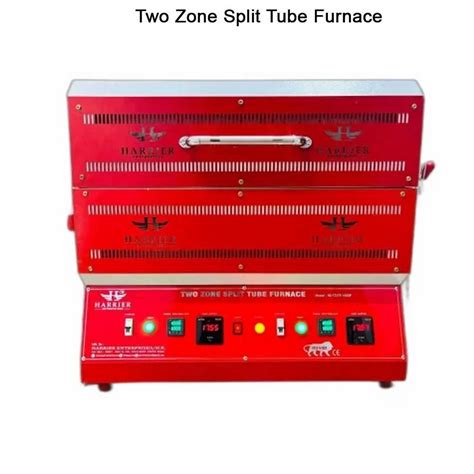 Electric Two Zone Split Tube Furnace 1000 1500 Degree Celsius 1 500