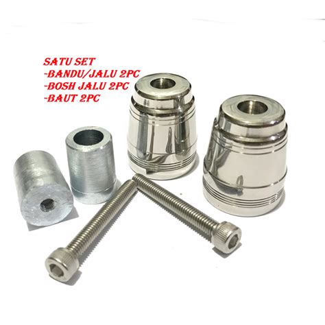 Jual JALU STANG STAINLIS KROM ISI 2PC JALU STANG BESI STAINLIS PADAT