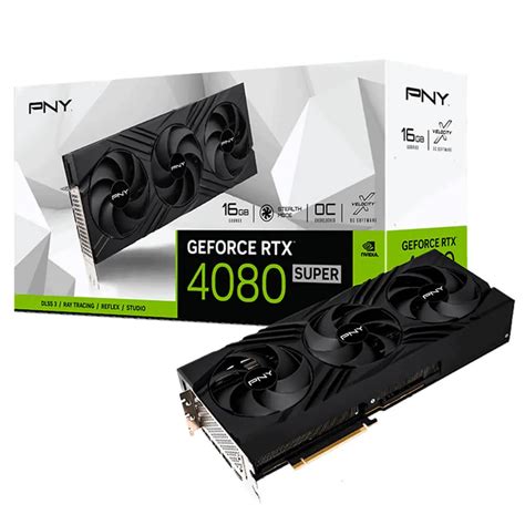 Pny Geforce Rtx™ 4080 Super 16gb Verto™ Overclocked Triple Fan Dlss 3