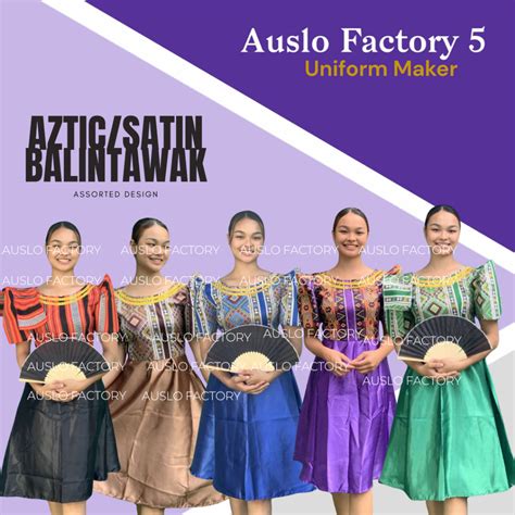 auslofactory  filipiniana costume kasuotang pilipino traditional