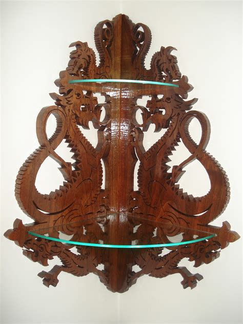 Dragon Shelf Wood Art By Tam