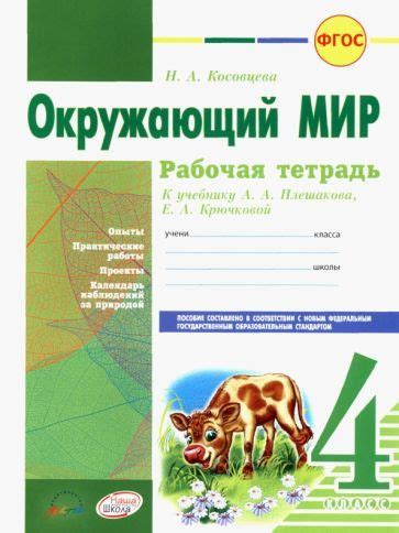 Окружающий мир. 4 класс. Рабочая тетрадь к учебнику А.А. Плешакова, Е.А ...