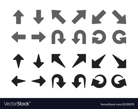 Single direction arrow Royalty Free Vector Image