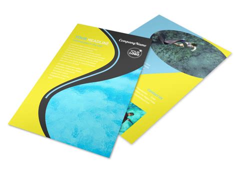 Snorkeling Adventure Flyer Template Mycreativeshop