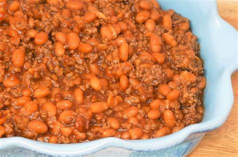 Easy Southern Baked Beans Recipe With Ground Beef Grace Like Rain Blog Recipes From Our