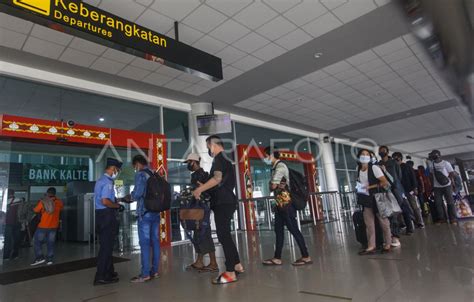 Mudik Lebih Awal Di Bandara Tjilik Riwut Antara Foto