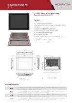 Tft Lcd Panel Pc R Series Novakon Co Ltd Pcap Capacitive