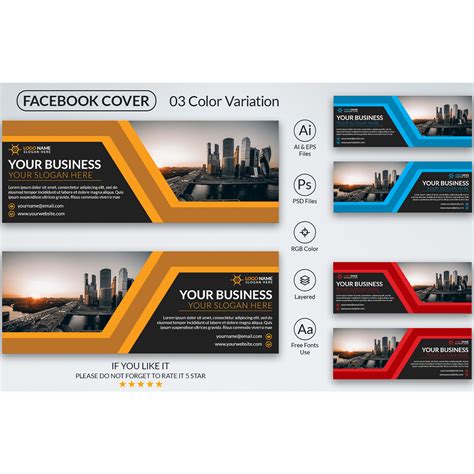 Corporate Facebook Cover Template Masterbundles