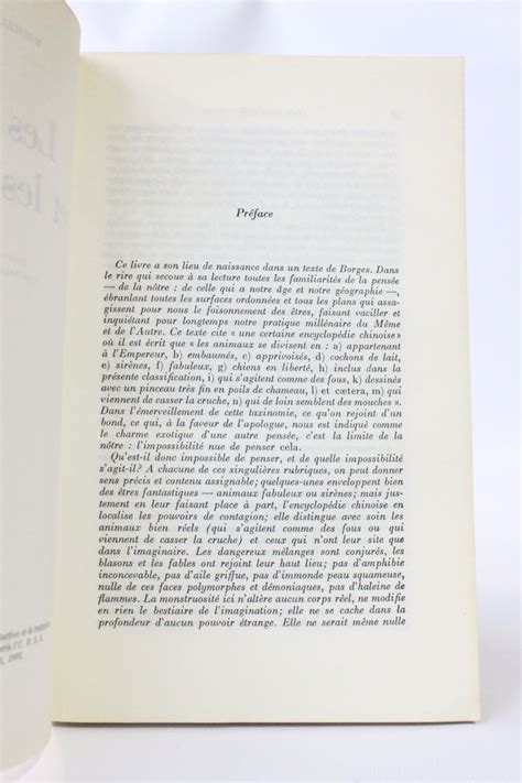 Foucault Les Mots Et Les Choses First Edition Edition Originale